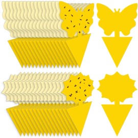 Mosqueda 36 Pack Yellow Sticky Bug Traps – Fruit Fly Gnat