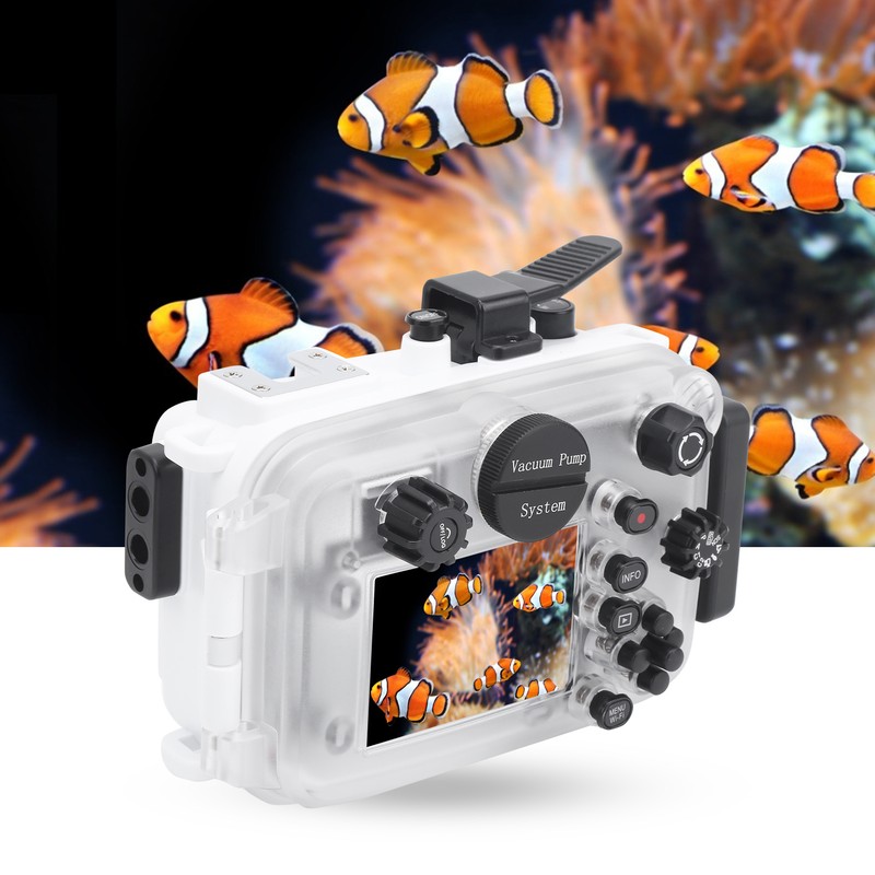 60M Waterproof Camera Diving Case Cover Protective Housing Shell for
