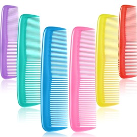 Juego de 24 peines para el pelo de colores para el cabello, peine para mujeres y hombres, peine colorido grueso y fino (24 piezas)