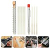TOVINANNA Natural Soapstone Pencil 5.6" Flat Soapstone Marker Refillable Welding