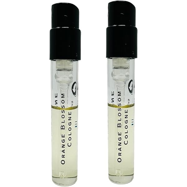 Lot of 2 J.Malone's Orange Blossom Cologne Spray Sample Vial