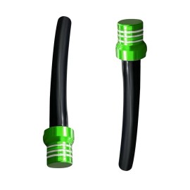 Unbranded 2Motorcycle Breather Hose Gas Fuel Tank Cap, Aluminum One Way Tank Valve Vent