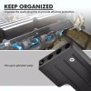 BEVINSEE Black Spark Plug Wire Loom Holders Separator Kit Fits