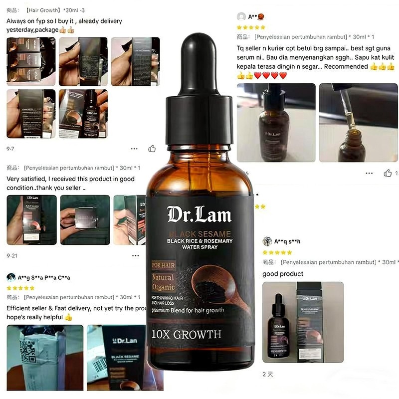 Dr.Lam Original 10X Hair Growth Serum Black Sesame & Ginseng