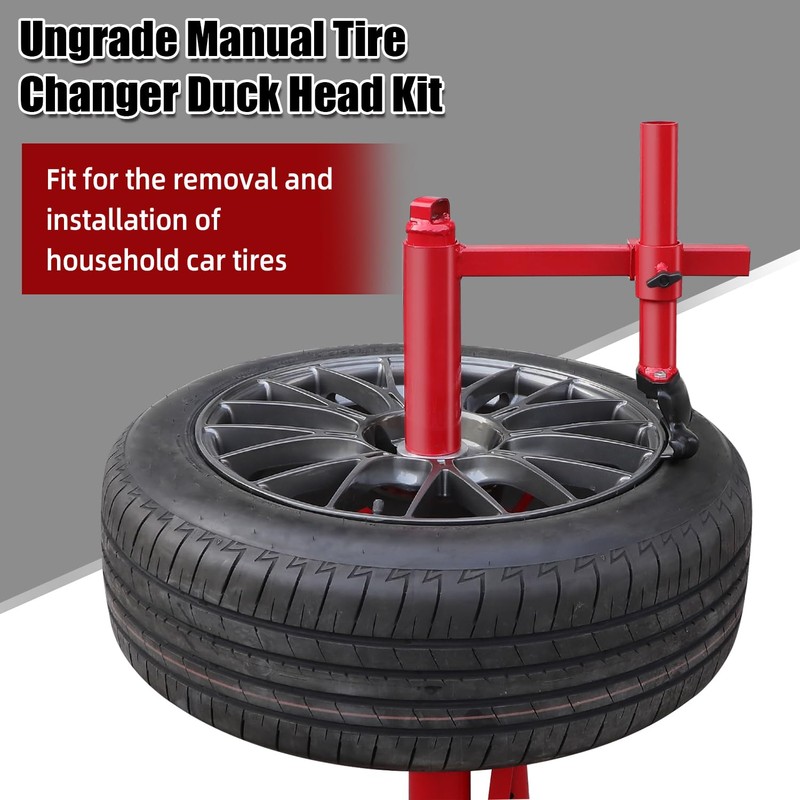 ATOLS Upgraded Manual Tire Changer Kit with 2 Duck Head