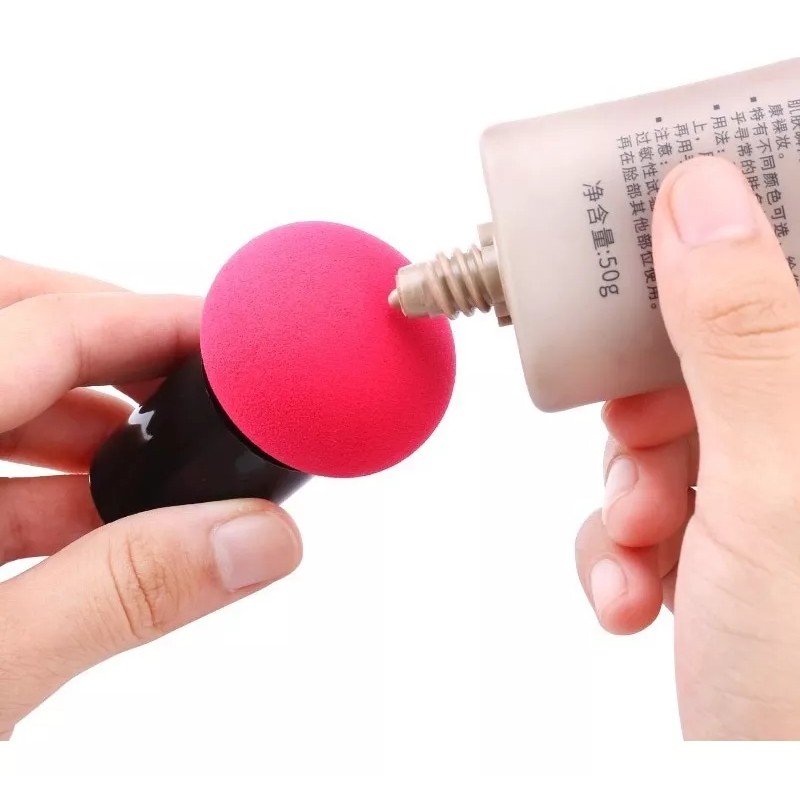 QDS Beauty Esponja Maquillaje Beauty Blender Con Estuche Portátil Viaje