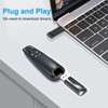 Presentation Clicker for PowerPoint, Wireless Presenter Remote Green Laser Pointer
