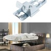 VGOL 4 Pairs Bed Angle Bed Connector Bed Fittings Height