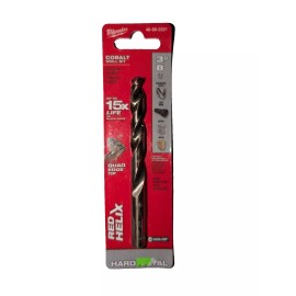 Milwaukee 3/8 in. Cobalt Red Helix Twist Drill Bit