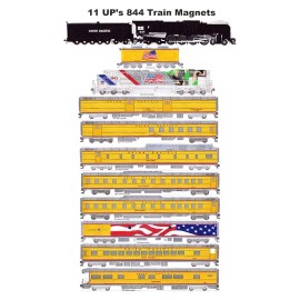 Union Pacific The Living Legend 844 Train 11 magnets Andy Fletcher