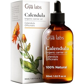 Gya Labs Gya Labs Organic Calendula Oil for Skin - 100% Pure Natural Calendula Carrier Oil for Face, Hair, Body Lotions, Soaps & Moisturizer (30ml)