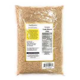 Rani Sesame Seeds Whole Brown, Raw (Till) 28oz (800gm) ~ All Natural | Gluten Friendly | NON-GMO | Vegan | Indian Origin
