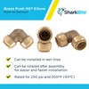 SharkBite 1 Inch 90 Degree Elbow, Push to Connect Brass