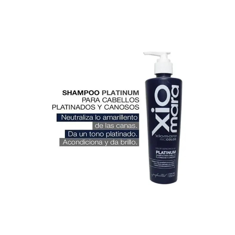 Shampoo Matizador Platinum Xiomara 250 ml