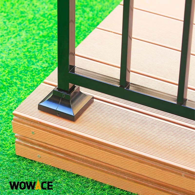 WOWACE Aluminium Deck Post Cover, for Handrail, Stail, Porch Deck