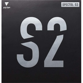 VICTAS Table Tennis Rubber Table Tennis Table Soft Spectrum S2 Spectol S2 Black (0020) 1.6 210020