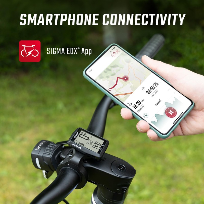 SIGMA EOX View 700 E-Bike Bicycle Computer with Over CLAMP