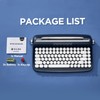 YUNZII ACTTO B303 Wireless Typewriter Keyboard, Bluetooth Connection, Cute Retro