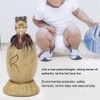 3PCS Cute Hatching Growing Dinosaur Eggs Model with Base for