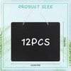 Harloon 12 Pcs Hanging Chalkboard Signs Bulk Double Sided Chalkboards
