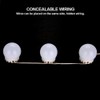 Vanity LED Makeup Mirror Lights Dimmable Bulb Concealable Wiring Light