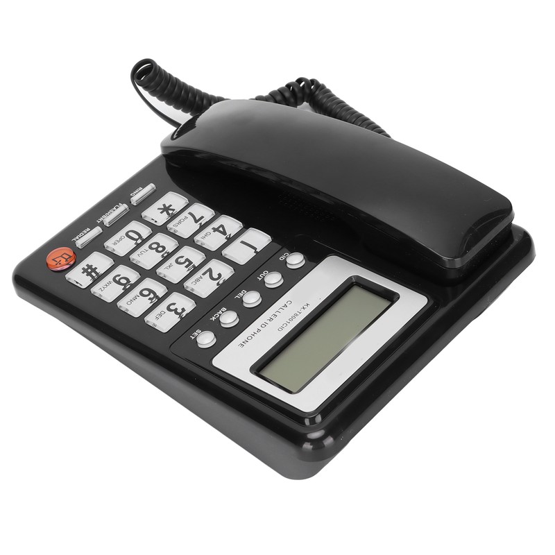 KXT8001CID Corded Telephone Caller ID Semi Hands Free Clear Display