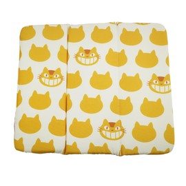 丸眞 Marushin 1145018100 Folding Zabuton, Ghibli, My Neighbor Totoro, Cat Bus Silhouette, Outdoors, Sports Games, Camping, Picnics