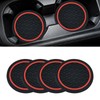 4PCS Car Cup Holder Coasters - 2.75 Inch Non-Slip Insert