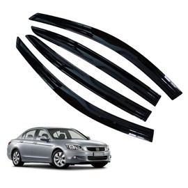 LETINGFAR Window Visors Rain Guards for Honda Accord 2008 2009 2010 2011 2012 Accessories, Wind Deflectors Vent Shades for Honda Accord