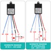 Vegena Wireless Switch 12V with 433MHz Remote Control Relay DC