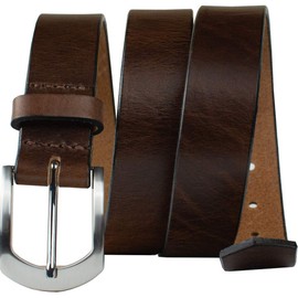 Nickel Smart Stone Mountain Brown Belt - 34"
