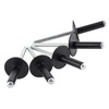 ISPINNER 100pcs 3/16" x 1/2" Large Flange Aluminum Blind Rivets,