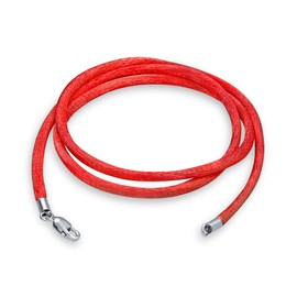 Bling Jewelry Red Satin Silk Necklace Pendant Cord for Women for Men Teens Silver Plated Lobster Claw Clasp 20 Inch