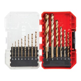 CRAFTSMAN - Juego de brocas de óxido dorado de 14 piezas para madera, plástico o metal (CMAM2214)