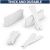 100 Plastic Collar Stays For Men Dress Shirt in Plastic