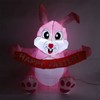 4.9ft Easter Inflatable Bunny Happy Easter Bunny Decoration Outdoor Blow