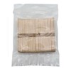 Flat Ice Lolly Lollipop Sticks - Bow Tie 93mm x