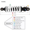 bravedog Rear Suspension Shock 280mm Rear Shock Damper Suspension Spring