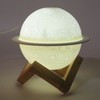 Mini Planet Humidifier LED Moon Lamp Diffuser Rechargeable Planetary USB