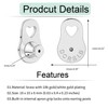 Earring Backs for Droopy Ears, 4pcs Heart Shape Earring Lifter