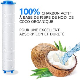 Gmili 6 Stck PP Baumwolle Filter fr Duschkopf Entfernung von Chlorresten, PP Sediment-Kartusche gefiltert, 9,5x2 cm Universal Saubere Wasserkernkern Baumwollkern fr Regenduschkopf, Regenduschkopf