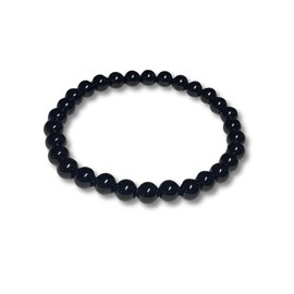 Natural Obsidian Beaded Bracelet for Men, Men's Bracelets, Beaded Bracelets, Bracelets for Men, 6mm Crystal Beads Bracelet for Men, Meditation Bracelet, Yoga Bracelet