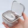 Enwye Orthodontic Retainer Aligner Case 3-Layer Portable Soaking Storage Box