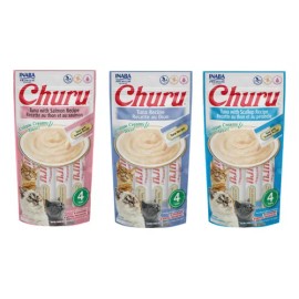 Premios Para Gatos Snack Lamible Churu Sabores Mix 12pzs