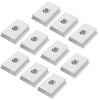 10 x T Slot Nuts Aluminium Sliding T Nuts Threaded