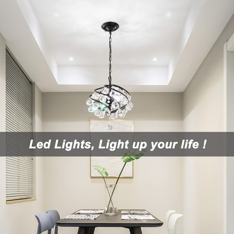 ALIDE E12 40w Replacement LED Candelabra Bulbs C7,Non-Dimmable,6000K Daylight Bright