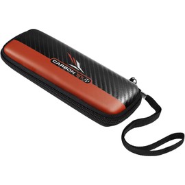 Harrows Darts Wallet | Darts Case Holds 3 Assembled Darts and Accessories | Protective EVA Material | Professional Darts Accessories (Carbon ST Red)