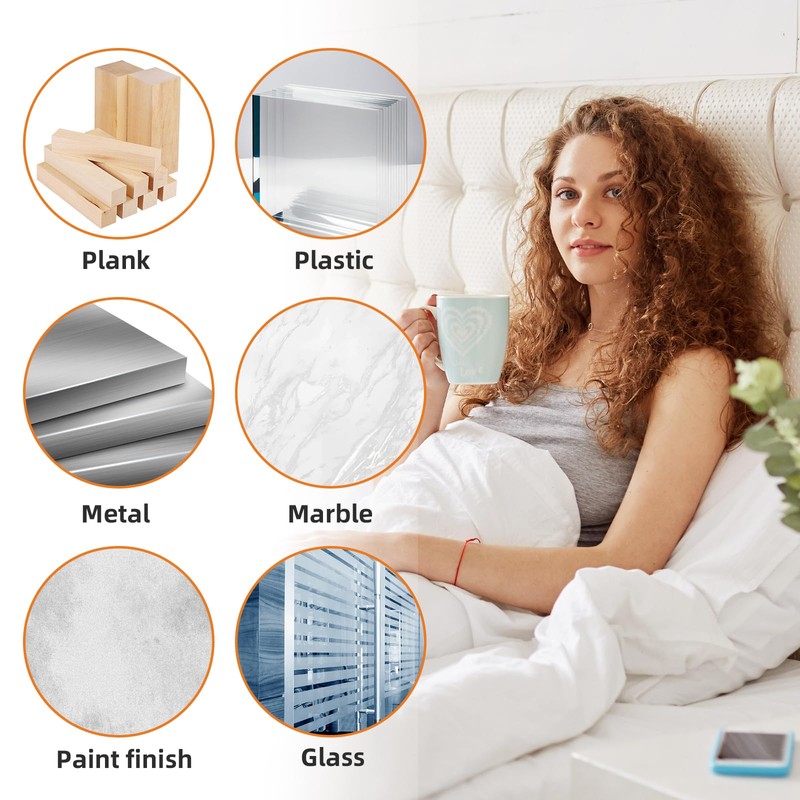 16 Pcs Wall Protector from Furniture,Headboard Stoppers for Wall,Bed Noise