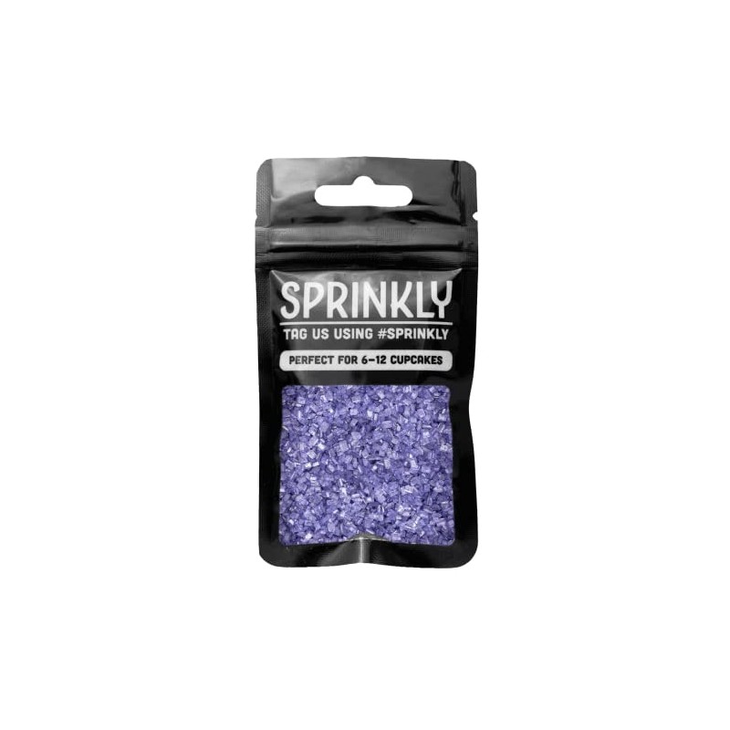 SPRINKLY - Sugar Crystals - Purple - 30g