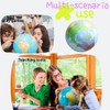 Inflatable Earth Globe, 4 Pieces, Geography World Map, Inflatable, Inflatable